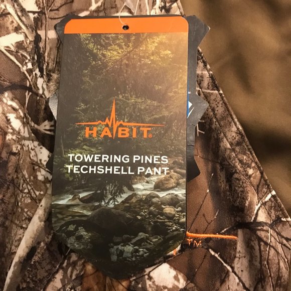 NWT Habit Towering Pines Techshell Camo Pants 2XL - Picture 11 of 16